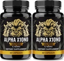 (2 Pack) Alpha X10nd Ultra per gli uomini, Formula Maschio Ufficiale per mantenere Stamina e Peak Performance, All-Natural Blend per il supporto nutrizionale e sanitario, AlphaX10nd Supplemento Recensioni (120 capsule)