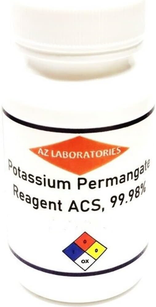 Potassium Permanganate Reagent Grade / 8 OZ/Free Flow Powder/Detox Pro Health/Same Day Ship/USA Made/ 100%