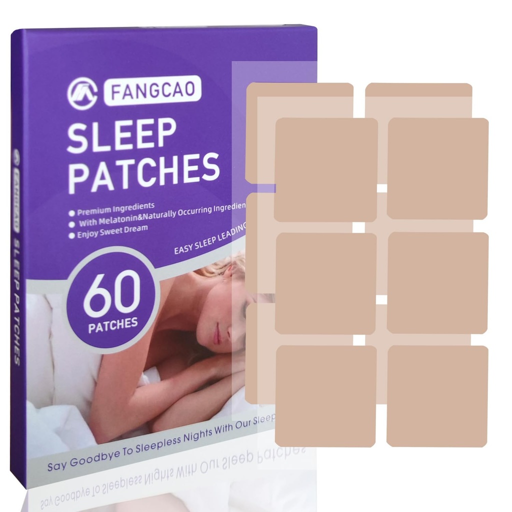 Schlaf-Patches, Schlaf-Patch für Erwachsene, Premium Zutaten Aufgerüstet 60 Patches Set, einfach anzuwenden und komfortabel