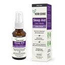 Dormire, Melatonina liquida, Erbe naturali, Calma, Riposante, Spray orale, 1 oz, Droga-Free, 60 Serve
