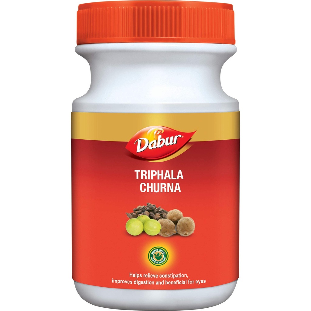 Dabur Triphala Churna Remède ayurvédique pour la santé gastro-intestinale - 500 g