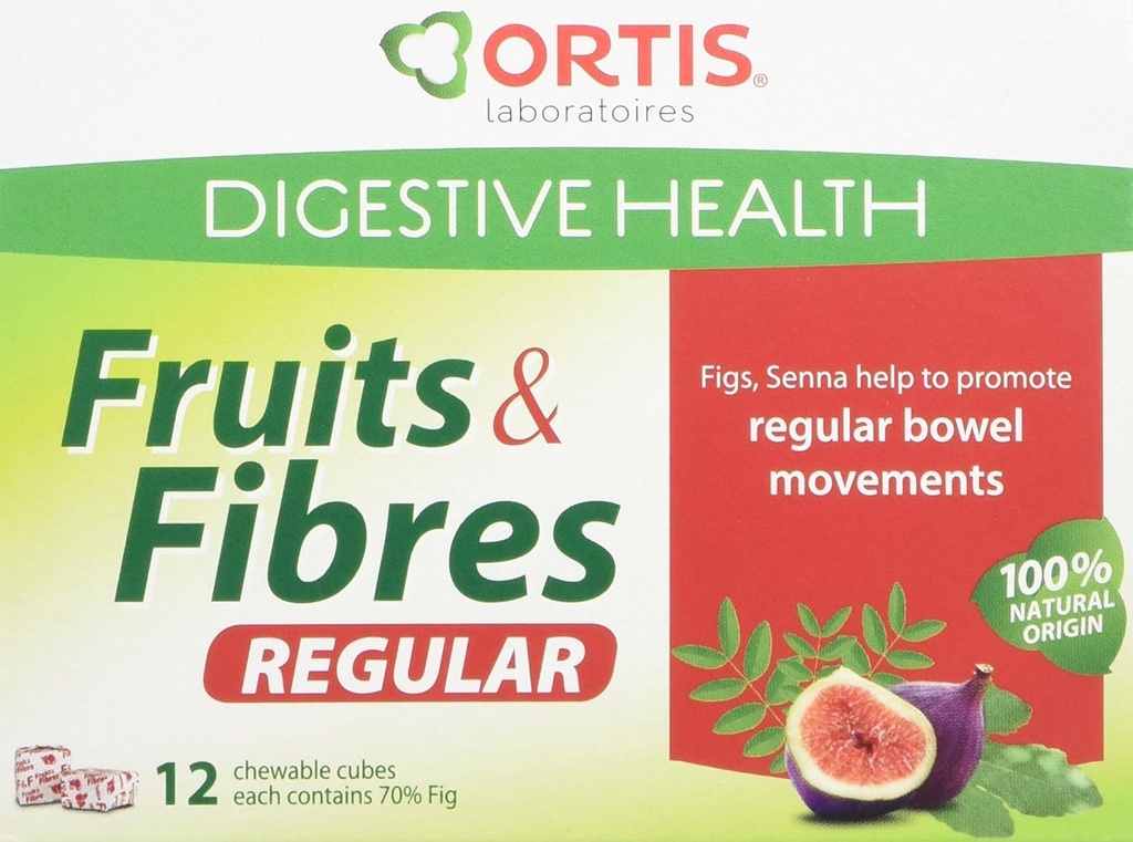Cubes de fruits et de fibres Ortis 12 cubes de fruits