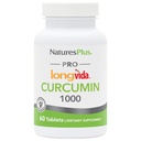 NaturesPlus PRO Longvida Curcumin 1000 mg - 60 Tabletten - Fördert gesunden freien Radikalschutz - Non-GMO, Vegan & Gluten Free - 60 Servierungen