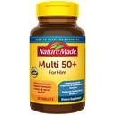 Natura fatta Multivitamina per gli uomini oltre 50, Mens Multivitamins 50 Plus, Supporto nutrizionale giornaliero, Natura fatta multi vitamine, 90 compresse, 90 giorni di alimentazione