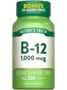 Nature's Truth Vitamin B12 Tabletten | 1000 mcg | 220 Count | Vegan, Non-GMO & Gluten Kostenlose Ergänzung