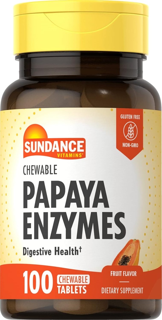 Sundance Chewable Papaya Enzyme - 100 Tabletten