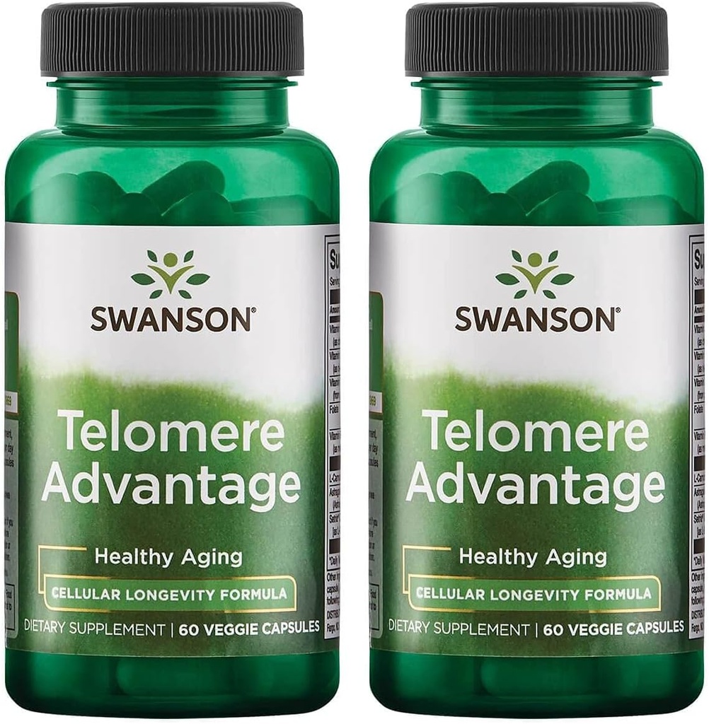 Swanson Ultra Telomere Vantaggio 60 tappi veg 2 Pack