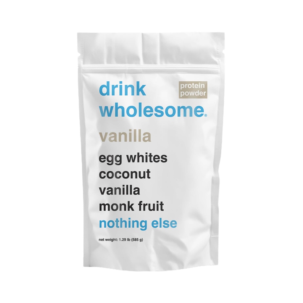 trinken gesund Vanille Eiweiß-Pulver | für empfindliche Stomachs | Gut Friendly | Additive & Dairy Free | Keine künstlichen Süßungsmittel | Keine Bloating, Farts oder Gas | Keine Verstopfung oder Durchfall