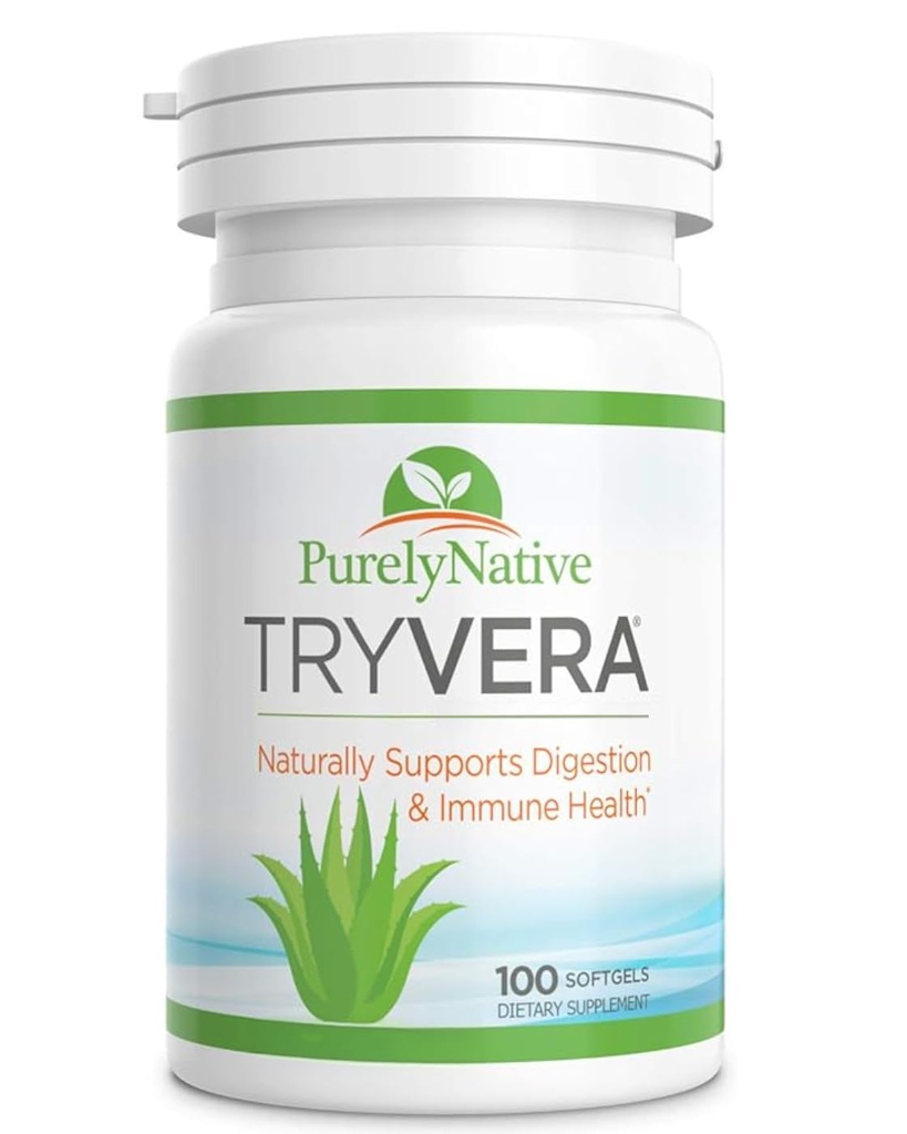 Aloe Vera Gels - Unterstützt Interstitial Cystitis, Leaky Gut, Verstopfung, Irritable Bowel-Syndrom, Ulcerative Colitis - 100 Softgels