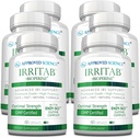 Irritab scientifique approuvé - Soutien naturel enzymatique digestif - Soutien total - Approvisionnement de 6 mois