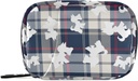 Plaid Scottish Dog Pill Box 7 giorno Pill Case Travel Pill Organizer Bag con Zipper Portable Weekly Case Dimensioni compatte per il supporto supplemento di vitamina