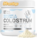 Colostrum Supplement Powder for Humans - Bio Bovine Colostrum Supplement für Gutgesundheit und Immununterstützung - Entflammt (73 Servierungen)