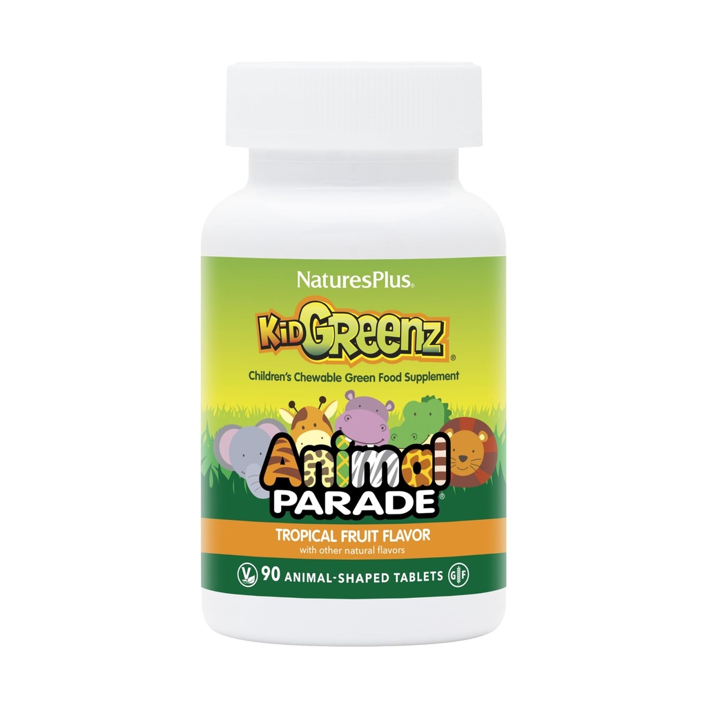 Comprimés croustillants Nature's Plus Ape Kidgreenz, 90 comtes