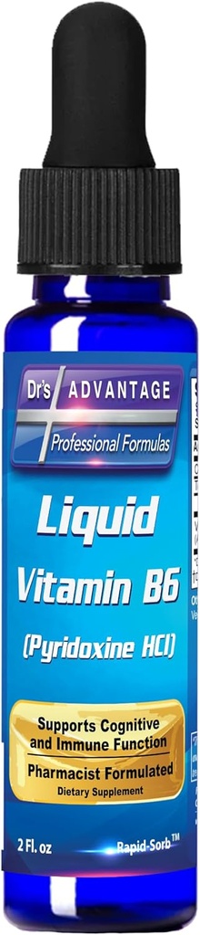 Dr's Advantage Vitamina B6 Pyridoxine HCI 2 oz Dropper