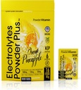PowderVitamin Elektrolyte Pulver Plus, Keto, Orange Ananas, Zuckerfrei, Rosa Himalaya Salz, 1000mg Kalium, 120mg Calcium, 120mg Magnesium, Non-GMO, Zero Calories, (16 Hydration Packets)