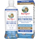 MaryRuth Organics Liquid Nighttime Multimineral | No Melatonin | Bedtime Routine | Magnesium Citrate | Calcium | Zinc | Vitamina D3| Disponibile in 4 Sapori - Vegan | Sugar Free | Gluten Free | 32 Oz