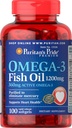 Pride de Puritan Omega-3 Huile de poisson 1200 mg (360 mg Omega-3) - 100 Softgels