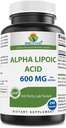 Brieofood Alpha Lipoic Acid 600mg pro Servierung - 240 Kapseln - Non-GMO, Glutenfrei