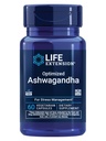 Extension de vie optimisé Ashwagandha - Supplément de gestion du stress pour une réponse de stress en santé, Focus, Mémoire, Soulagement du stress - Végétarien, Sans gluten, Non-OGM, 60 Capsules