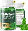 Vitamin D3 + K2-1000IU D3 90mcg K2 - Multivitamin für Vegetarisch & Erwachsene w/Algae Omega-3,Iron,Methyl B12,Seamoss,Iodin für Knochen,Muskel,Energie, Immunität Support- Sugar Free,Gluten-Free,120 Count