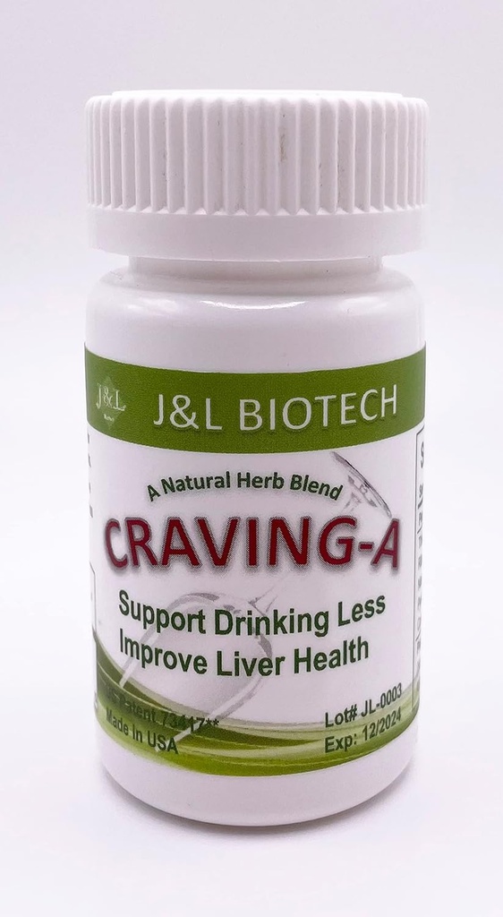 J&L integratore naturale per bere meno e la salute del fegato (30 capsule, 15 giorni di alimentazione)