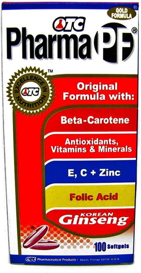 OTC Pharma PF Gold Formel Original Formel 100 Softgels Nahrungsergänzung