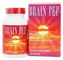 Natural Balance Brain Pep | Brain Function Supplement con Ginkgo Biloba, Kola Nut | Aiuta il supporto Memoria migliorata, Focus & Mental Clarity | 60 capsule