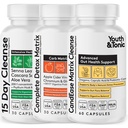 CandEase Matrix Pills & Colon Cleanser & Complete Detox Matrix Fast Kit Bundle 3pk.