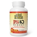 Fattori naturali - Memoria PS-IQ 25mg, Supporta la funzione sana del cervello, 60 Gel Morbidi