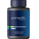 ProHealth Ergothioneine 5X Stärke. 25mg Klinische Forschung Dosierung. Natürliche Aminosäure Pilzergänzung für verbesserte Kognition, Herzgesundheit. Essential Longevity Vitamin. 25 mg/Serving, 30 Servierungen