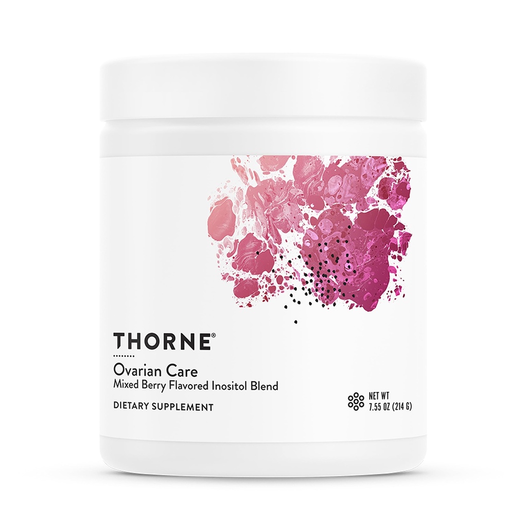 THORNE - Cura ovarica - Salute delle donne - Inositolo, CoQ10, Folate & Polyphenols - Promuovere la sana funzione ovarica e la fertilità Salute* - Bacca mista - 7.55 Oz - 60 Serve