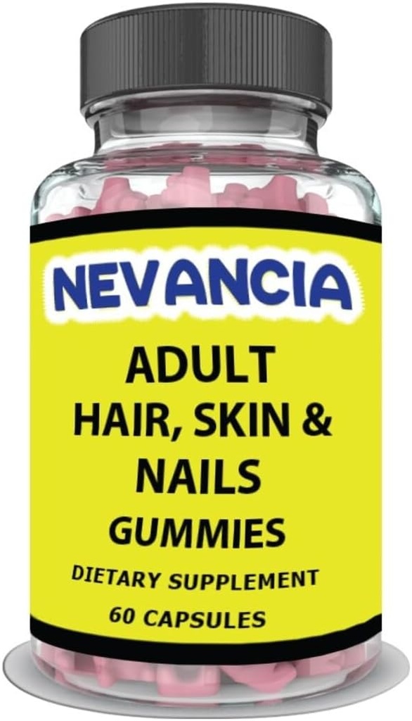 Cheveux, peau et ongles adultes - Biotin 5000 mcg - pour la croissance des cheveux plus rapide et plus saine, les ongles plus forts, la peau plus saine – pour les femmes et les hommes - Force supplémentaire, 60 Gommies végétaliens