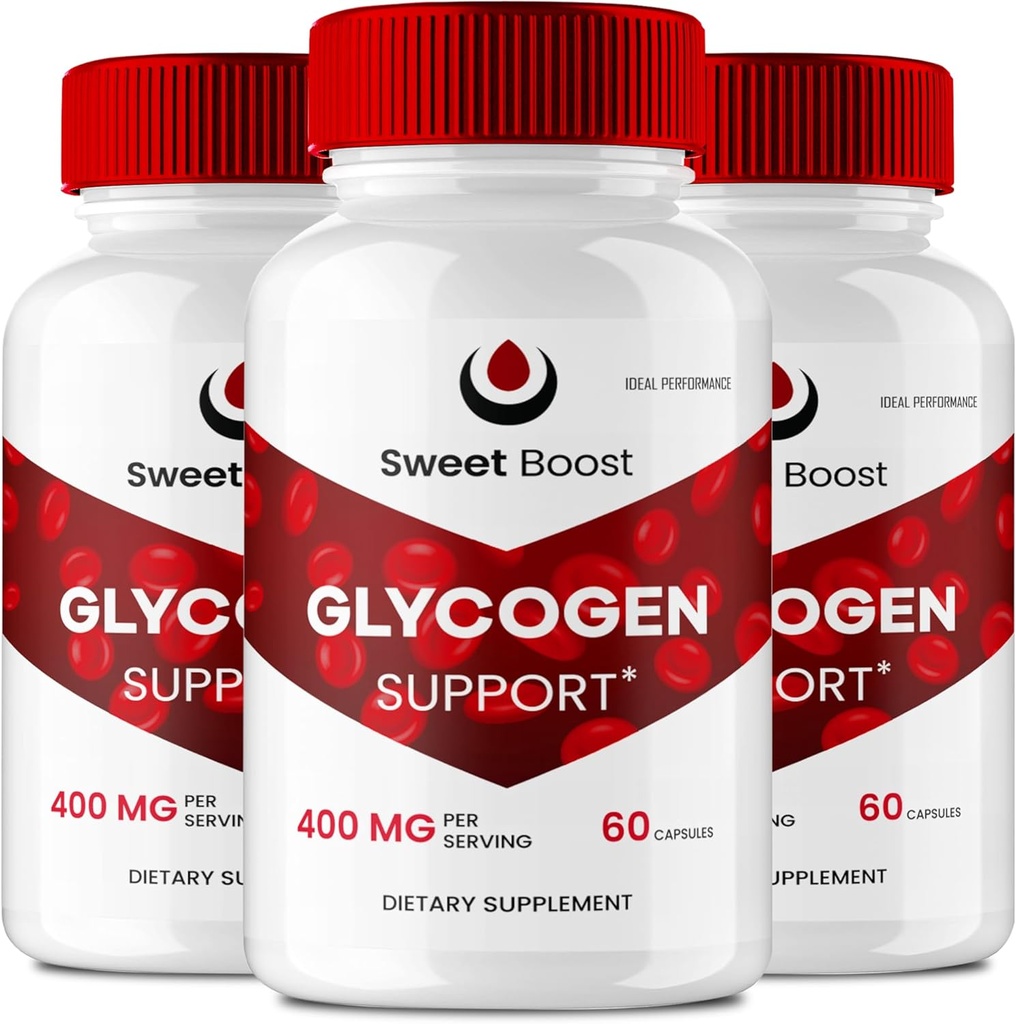 Sweet Boost Kapseln, SweetBoost Glycogen Unterstützung Pillen, Sweet Boost Diät-Ergänzung, maximale Stärke SweetBoost Glyco Unterstützung Erweiterte Formel, SweetBoost Pillen, Sweet Boost Bewertungen (3 Pack)
