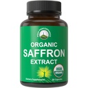 Integratori di zafferano - USDA Estratto di caffè verde Estratto di caffè verde per le donne, gli uomini e i bambini. con fibra prebiotica organica Invece di Filler. Pure e Naturale per Mood, Cervello, Focus, Cravings, PMS