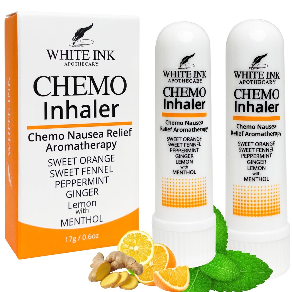 Chemo Side Effect Relief! Aromatherapie Übelkeit ätherische Öl Nasen Inhalator!
