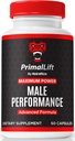 NutraRize PrimalLift Pillen, offizieller Primal Lift für Männer, PrimalLift männliche Leistung, Alle natürlichen Formel zur Unterstützung Leistung und Gesamtkörper Wellness, PrimalLift ME Review (60 Kapseln)