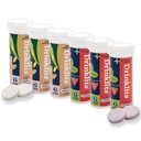 Drinklits Ginger-Lime Electrolyte Hydratation et fraise Comprimés d'immunité (6) Combo de Tube Pack de Grand Goût – Sans gluten – Utilisation quotidienne de 60 portions (10 comprimés par tube)