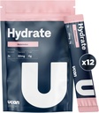 UCAN Hydrate Electrolyte Drink Mix (Watermelon, 12 Stickpacks) Senza zucchero, Keto-Friendly, Vegan, Non OGM, Polvere di elettrolita senza glutine con potassio e magnesio per Runners & Athletes