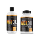 MCT Öl Kapseln und reine C8 MCT Öl Bundle.