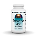 Fonte Naturals Acido pantotenico 500 mg Vitamina B-5 Integratore alimentare - 200 compresse