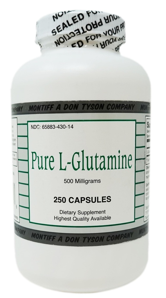 Pure L Glutamina 500 mg 250 tappi