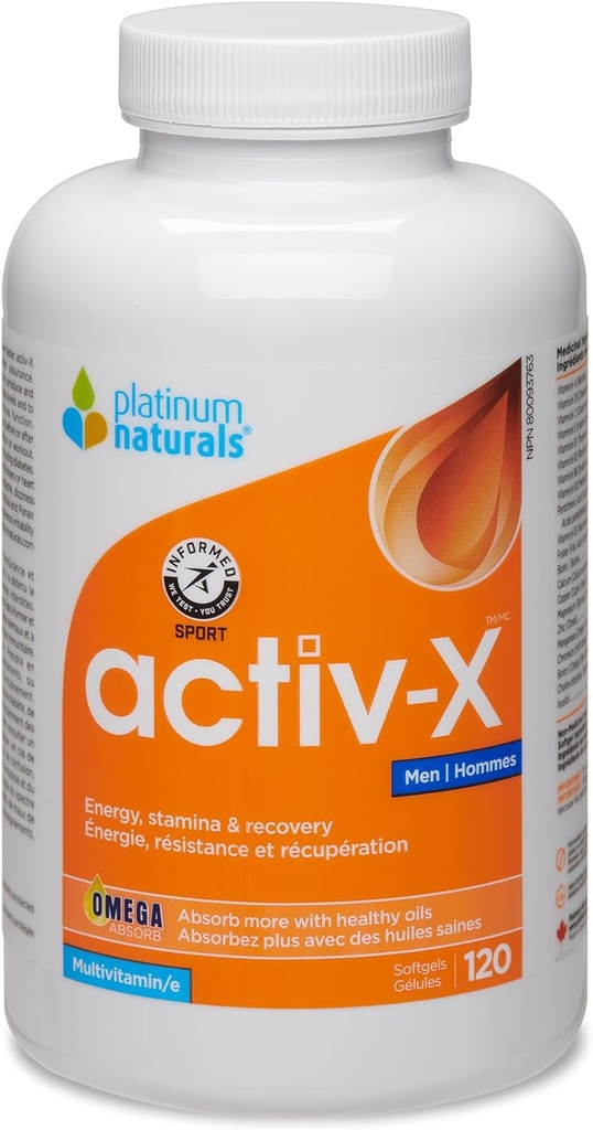 Platinum – Active-X Multi für Herren 120 Softgels