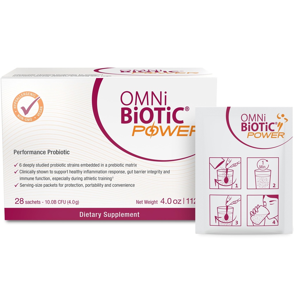 Leistungsstarke tägliche probiotische Ergänzung - Probiotisches Pulver mit Magnesium-Zitrat für einen aktiven Lebensstil - Unterstützt Gut Gesundheit, Muskelgewinnung und Energie - Vegan, Non-GMO (30 Portionen)