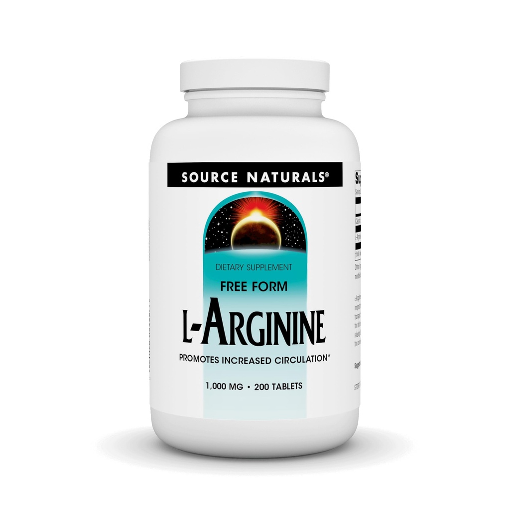 Quelle Naturals L-Arginin Free Form* - 1000 mg, 200 Tabletten