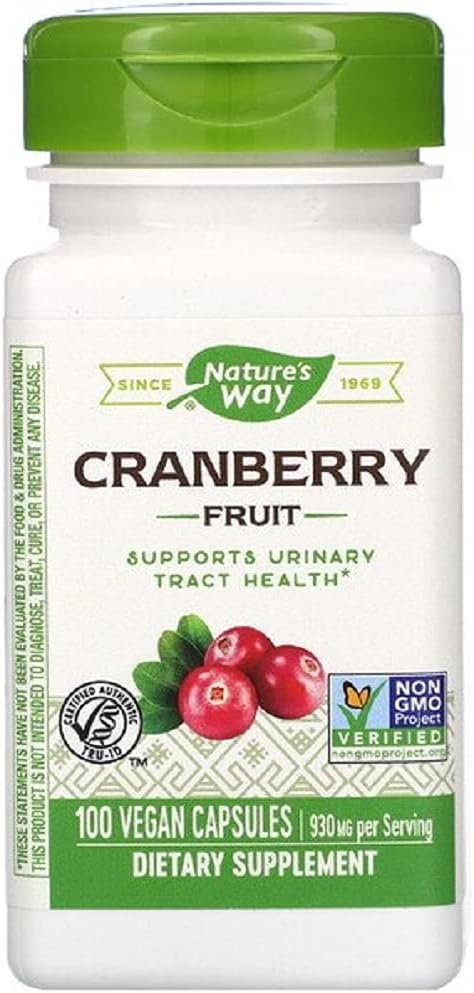 Natura Via Mirtillo Frutta, 465 Mg, 100 Cap