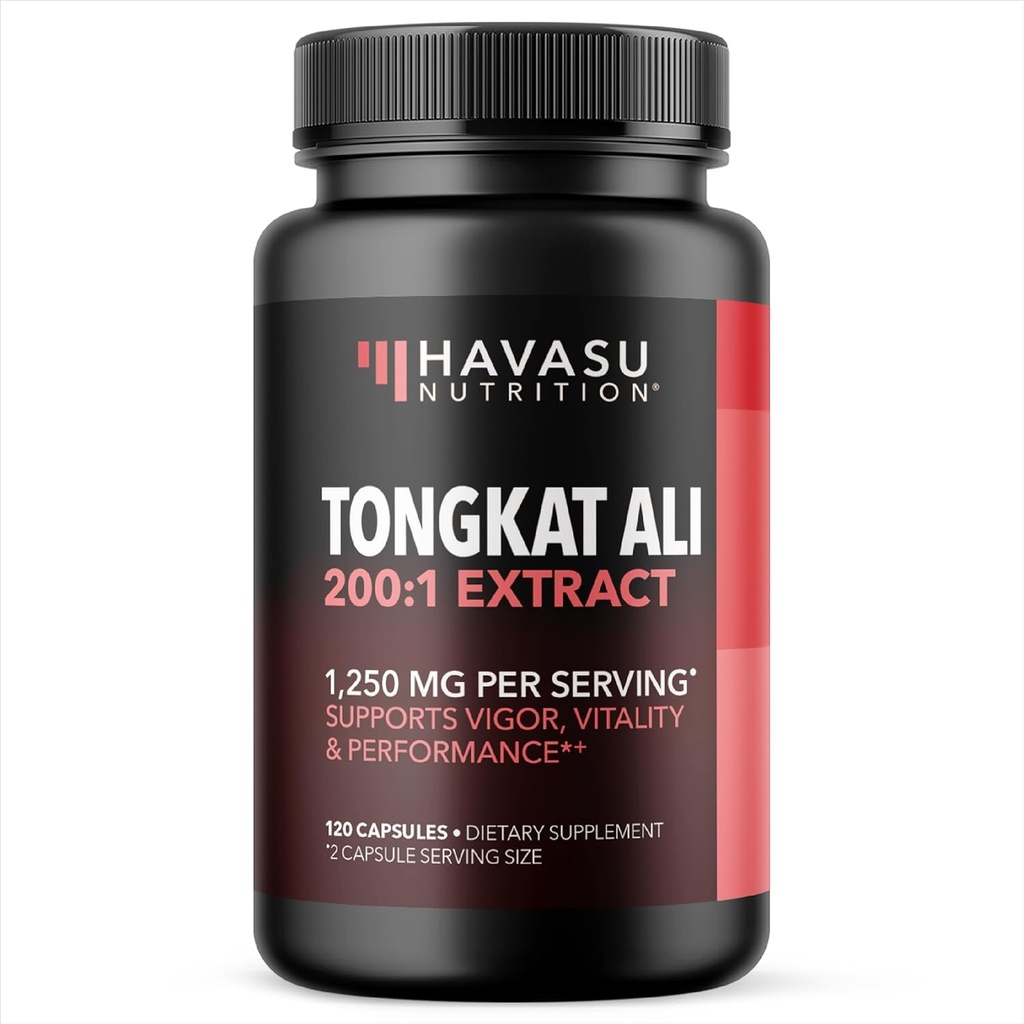 Tongkat Ali Longjack Kapseln für Männer - 1.250mg pro Servieren - Eurycoma Longifolia Extract 200:1 - Unterstützt männliche Gesundheit, Energie und Leistung - 120 Count - Non-GMO, Vegetarisch - 2 Monate Versorgung
