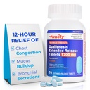 TIME-CAP LABS, INC. Timely Guaifenesin 1200 mg Extended Release Tablets - Expectorant Mucus Relief & Chest Congestion Relief für Erwachsene - dauert bis zu 12 Stunden - 70 Count