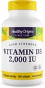 Gesunde Herkunft Vitamin D3 1.000 IU (Non-GMO), 360 Softgels