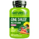 NATURELO One Daily Multivitamin for Women - Supporto Energetico - Integratore Alimentare Intero a Capelli Nutriti, Pelle, Unghie - Non OGM - No Soia - Gluten Free - 240 Capsule | 8 Mesi
