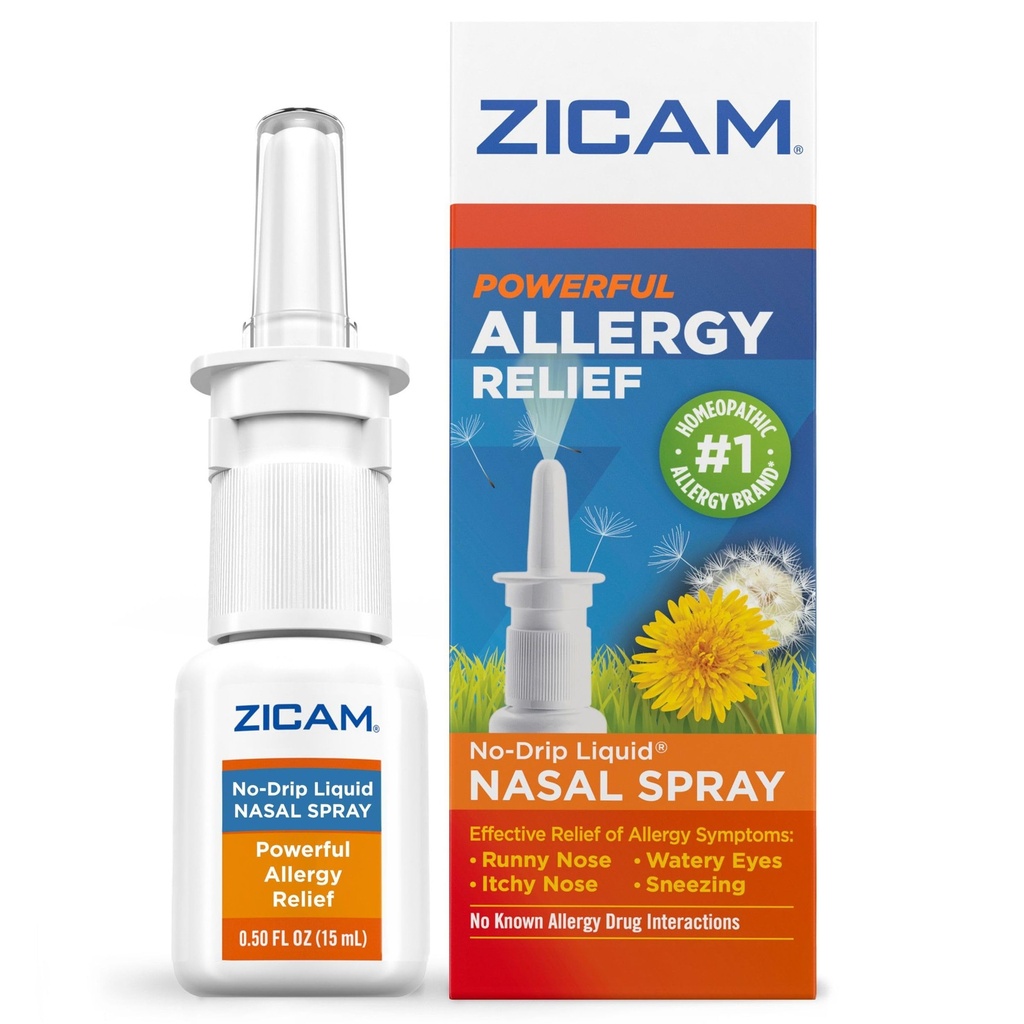 Zicam Allergy Relief No-Drip Flüssigkeit Nasenspray Nicht-Drowsy, 0.5 Unze